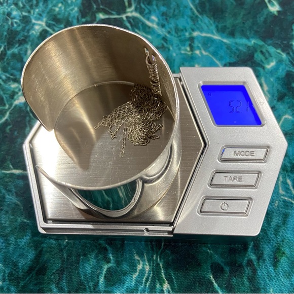 Sterling silver broad bangle - Picture 8 of 8